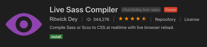 VSC Live Sass Compiler