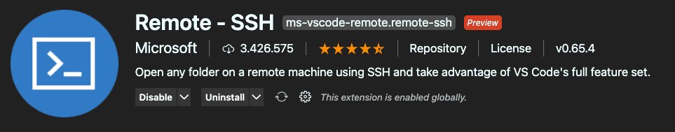 Remote SSH Verbindung