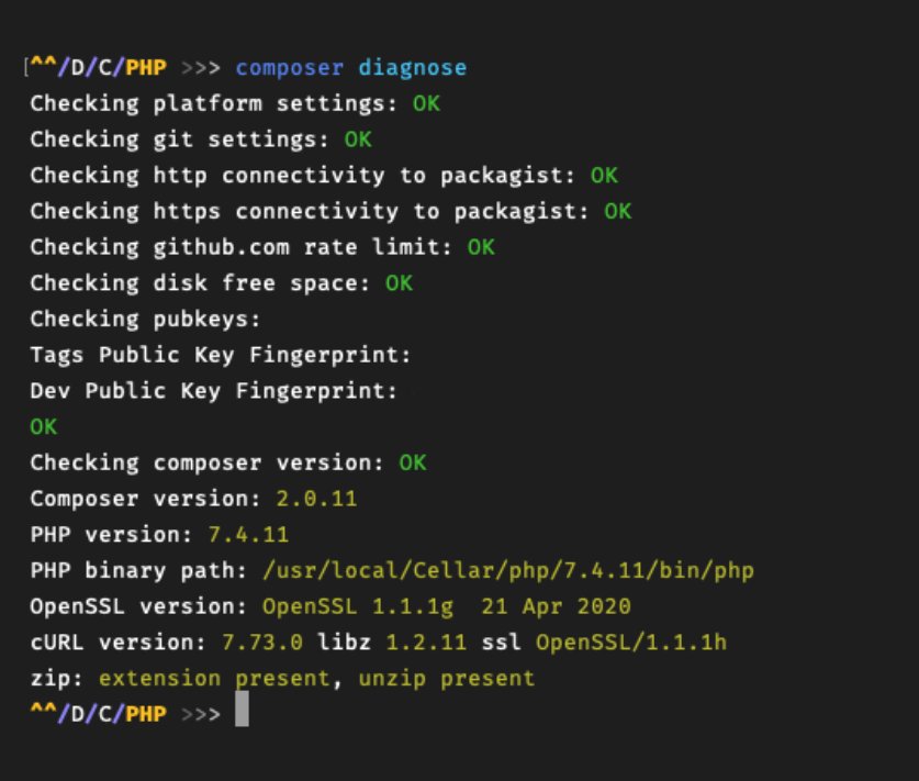 Composer Diagnose Mac