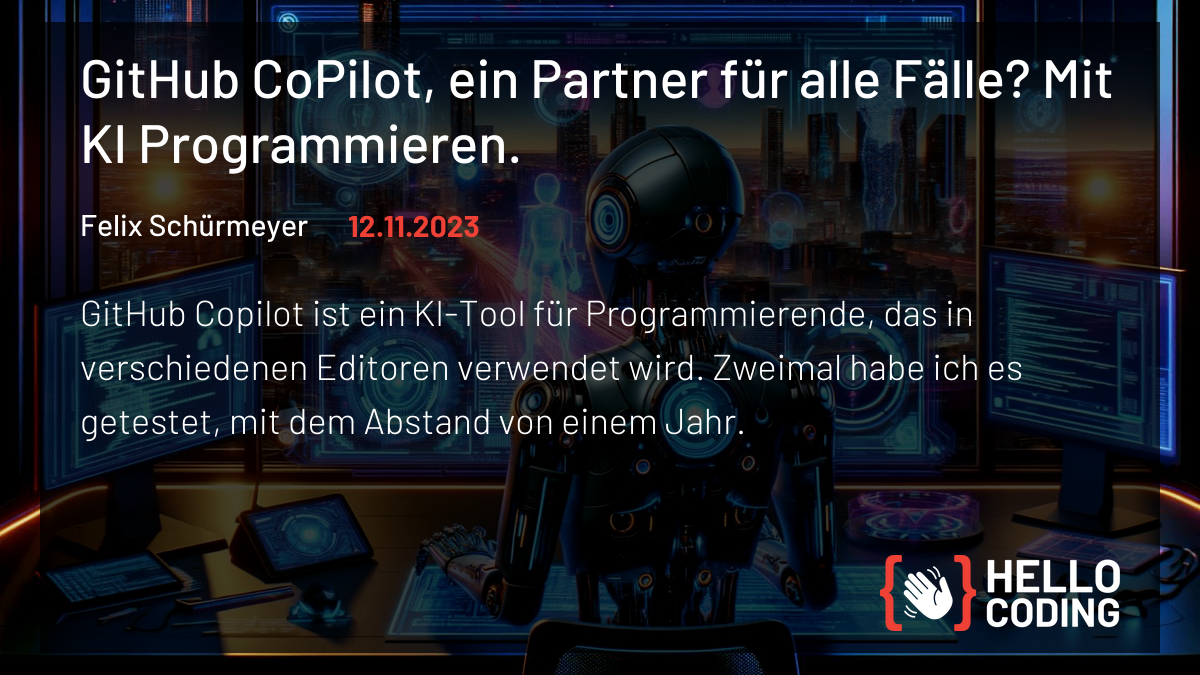 GitHub CoPilot, ein Partner für alle Fälle? Mit KI Programmieren ...